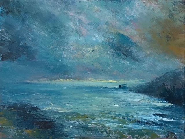 Atmospheric paintings by Cornish Artist John John