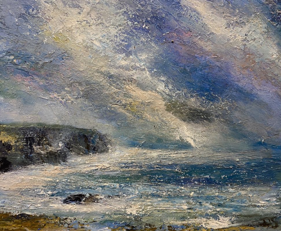 Contemporary atmospheric Cornish art by John Graver